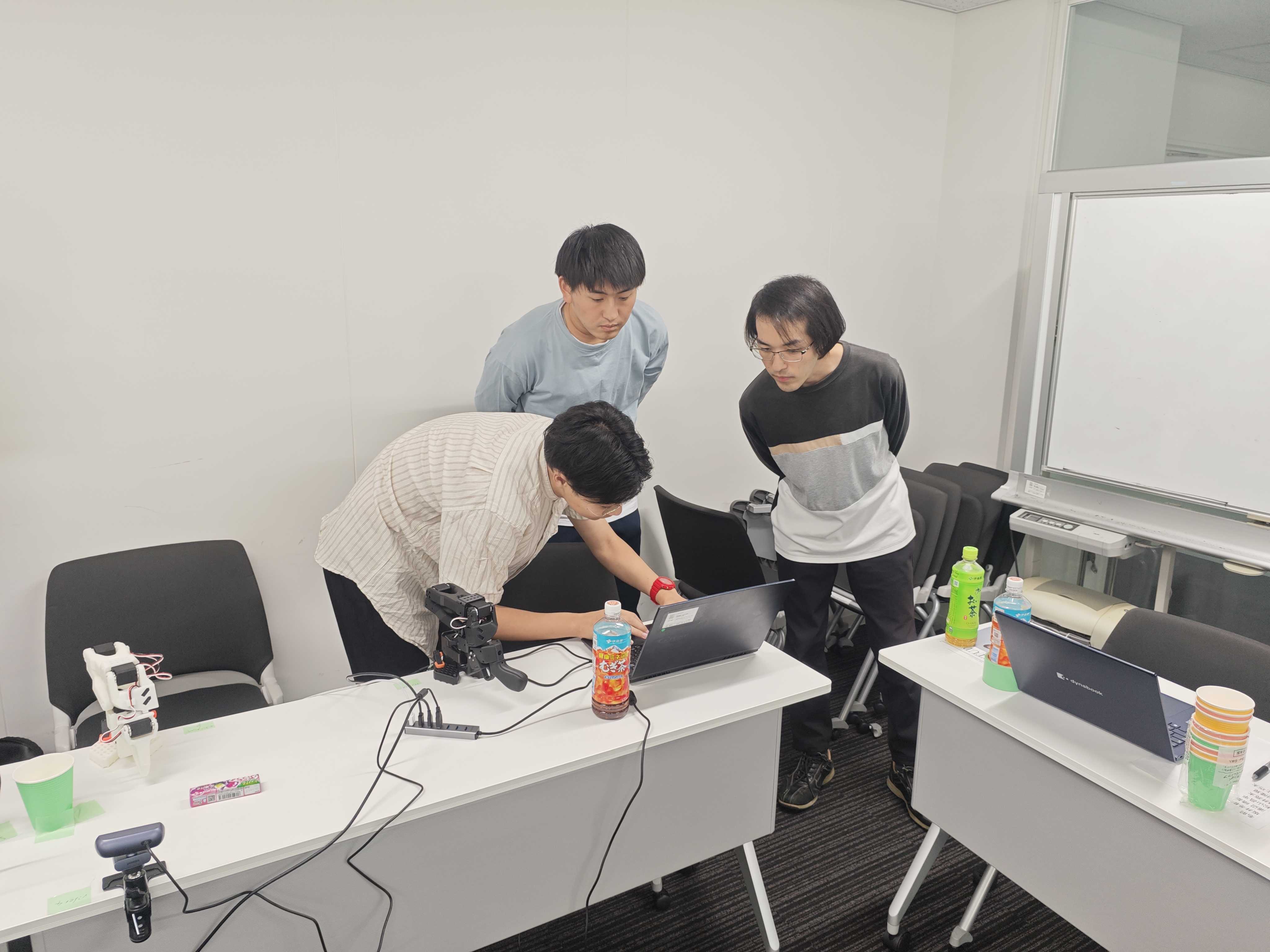 ハンズオンの様子